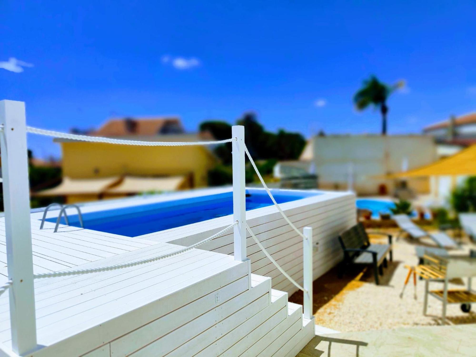 Pool Seaside Relais - Ville Ninfea, Marea, Rosa E Cassiopea Fontane Bianche Exterior foto